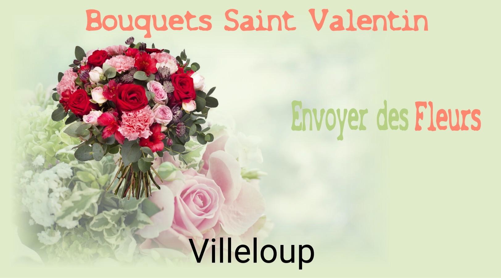 Roses de Saint-Valentin livrées à Villeloup